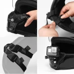 Motorcycle Helmet Chin Strap Mount Holder for GoPro Hero 13 12 11 10 9 8 AKASO SJCAM insta360 DJI OSMO Action Camera Accessories 3