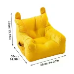 Soft Small Sofa Chair Comfortable Ergonomic Living Room Lazy Sofa With Storage Bag Children's Bear Sofa Chair For Boys And Girls 6