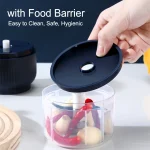 250ml Mini Wireless USB Rechargeable Electric Vegetable Chopper Garlic Crusher Food Chopper for Kitchen Gadgets for Garlic 4