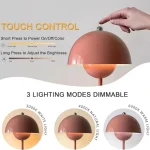 Modern mushroom night light, touch color changing lamp, bedroom bedside atmosphere lamp, home decor desktop decorations 4