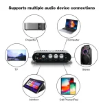 ST-838 Home Theater Amplifiers HiFi 2.1 Channel Power Amplifier Stereo Bass Sound Car Home Amp Media Player Subwoofer Amplifier 3