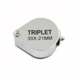 10-30X Pocket Loupe Magnifier Jewelry Magnifying Glass Foldable Diamond  Triplet Jewelers Eye Glass Tool Reading Magnifier 5