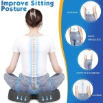 1Pcs Coccyx Seat Cushion Memory Foam U-Shaped Pillow for Chair Cushion Pad Car Office for Tailbone Pain Massage Pillow 5