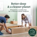 Twin Size Green Tea Memory Foam Mattress 5 Inch, Fiberglass Free Medium Firm Feel, Zoned Pressure Relief Safe Foams 3