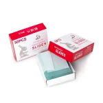 50 pcs/Box Lab Microscope Slides 1mm-1.2mm Thick Glass Slides for Microscope, Clear Glass Ground Edges 1" x 3" Accessories 2