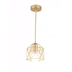 Modern LED Pendant Light Iron Gold Black Minimalist Metal Cage Pendant Lamp Living Room Restaurant Shop Bar Fixture Decoration 2