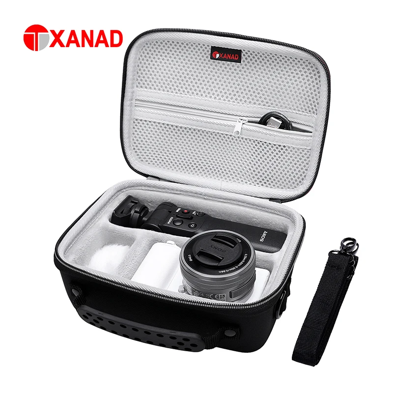 XANAD EVA Hard Case for Sony ZVE 10 Camera Fits Vlogger Accessory Kit Tripod and Microphone Carrying Storage Bag(only bag) XANAD EVA Hard Case for Sony ZVE 10 Camera Fits Vlogger Accessory Kit Tripod and Microphone Carrying Storage Bag(only bag)