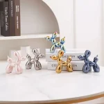 ceramics Balloon Dog Sculpture Home Decor room Decoration Accessories Office Nordic Animal Decorative Sculptures and Figurines 4