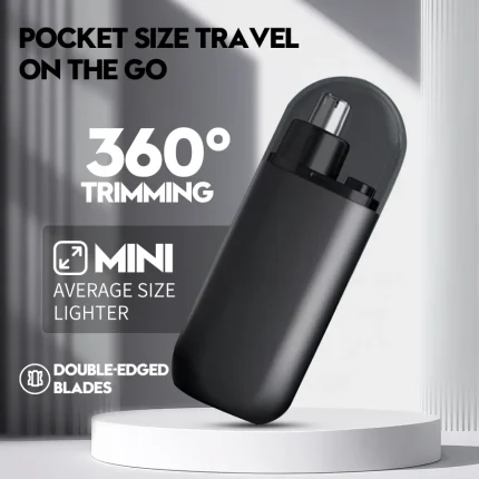 Nose Hair Trimmer Type-C Charging Rounded Arched Blade Electric Portable Men Mini Nose Hair Trimmer Face Care Kit Tools