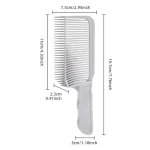 Fading Comb Professional Barber Clipper Blending Flat Top Hair Cutting Comb For Men Heat Resistant Fade Brush Salon Styling Tool 6
