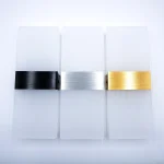 Modern minimalist wall lamp, indoor LED wall light, aluminum acrylic hardwire, bedroom living room corridor staircase Sconces 5