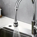 360° Rotating Kitchen Faucet Pressurized Anti-Splash Extended Filter Foam Universal Faucet Head Sprayer for Kitchen 5