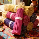 14 Sets of 280 Incense Sticks, Lavender, Milky Fragrance, Jasmine, Rose, Sandalwood, White Sage and Dragon's Blood Scents, Suitable for Home, Office, Yoga, Meditation, after Meals, Reading, Music, Long-Lasting Fragrance 4