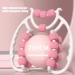 1pcs Trigger Point Massage Foam Roller Stick for Arms, Tennis Elbow Muscle Roller,Hard Spiky Massage Ball and 20 Wheel Cellulite 4