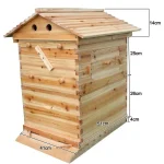 7PCS Auto Seeping Honey Bee Hives Beehive Frames +Cedarwood Beekeeping Brood Box 5