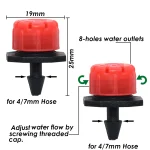 KESLA Garden Drip Irrigation Automatic Watering System Kit 1/4'' Nozzles for Bonsai Pot Plant Lawn Flower Vegetable Greenhouse 2