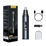 Mini Pocket Nose Hair Trimmer Painless Clipper Nose Ears Hair Eyebrow Waterproof Portable Trimmer For Men Women 6