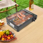 2.2KW Portable LPG/Butane Gas Grill Stove Outdoor Camping Stove Cooking BBQ Cooker Kit w/Carrying Case for Traveling Trekking RV 3