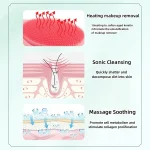 Multi-functional Rotating Face Massager Deep Cleaning Soft Silicone Facial Cleanser Brush Electric Facial Cleansing Brush 4