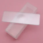 5Pcs 1mm Thickness Cavity Glass Coverslips Single Concave Microscope Glass Slides Reusable Laboratory Blank Sample Cover Glass 4