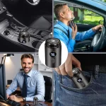 New Model Mini Portable Electric Shaver, New Upgrade Pocket Shaver Mini Shavers for Men, Mini Electric Shaver, LED Power Display 6