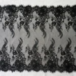 High-quality eyelashes lace trim mesh lace fabric DIY dress wedding dress skirt tablecloth decoration 6