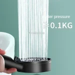 High Pressure Shower Head 3 Modes Adjustable Filter Shower Head Set New Bathroom Shower Head Accessories Sprayer 3