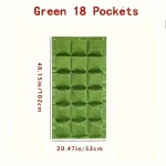 18-Pocket Vertical Garden Planter, Wall-Mounted Bag for Balcony/Patio. Grow herbs & vegetables indoors/outdoors. Space-saving. 6
