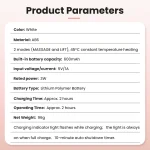 Electric Gua Sha Facial Scraper Board Microcurrent Neck Massager Face Lift Plate Vibration Facial Lifting Firming Skin Care Tool 5