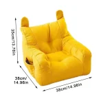 Soft Small Sofa Chair Comfortable Ergonomic Living Room Lazy Sofa With Storage Bag Children's Bear Sofa Chair For Boys And Girls 6
