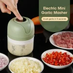 250ml Garlic Masher Crusher Electric Kitchen Food Chopper USB Portable Meat Grinder Vegetable Chopper for Kitchen Gadgets 3