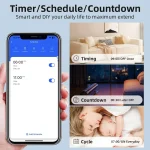 Tuya 16A MINI Wifi Switch DIY 2 way Remote Control Timer Relay Automation For Smart Life Work With Alexa Google Home Alice 5