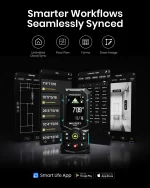 MILESEEY S50 Laser Distance Meter 120M Rechargeable Green Laser Tape Measuring With Bluetooth,Powerburst Technology, Laser Mark 6