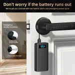 Viladepot Smart Lock Fingerprint Door Lock App Control Passcode Unlock Electronic Touchscreen Keypad 4