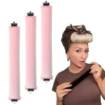 Heatless Hair Curling Rod Headband No Heat Soft Flexi Rollers Lazy Curls with Hook Sleeping Hair Styling Tool for Natural Look 2