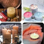  100Pcs Candle Holder 61m Cotton Candle Wick Smokeless Aromatherapy Cylindrical Candle Thread Candle Making Kit DIY Candle Make 4