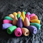 20 pcs Natural Indian Cone Insence Lavender Waterfall Reflux Tower Incense for Backflow Burner Home Tea Room Hotel Fragrance 2