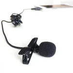 Clearance_MC01 Portable 1.5m Wired Mini Microphone Type C For Phone PC Laptop Metal Clip-on Lavalier USB mic 3.5mm Condenser Mic 3