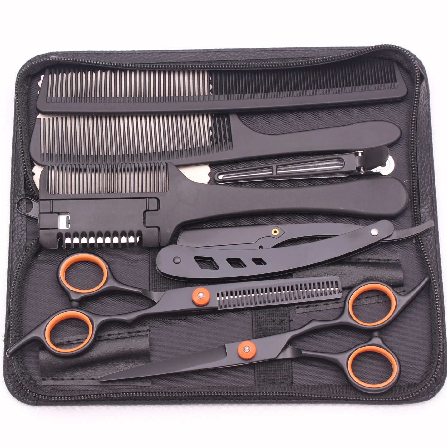 6.0'' Inches Hair Scissors Professional Cutting Shears Thinning Hairdressing Haircut Set Salon Barber & Home Japanese Steel 1001 6.0'' Inches Hair Scissors Professional Cutting Shears Thinning Hairdressing Haircut Set Salon Barber & Home Japanese Steel 1001