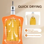 110-220V Smart Portable Clothes Dryer Clothes Laundry Tumble Dryer With Timing Laundry Dryers Outdoor Travel Garment Clothing 3