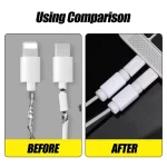 Universal Charger Cable Protector for IPhone IOS/Type C/Micro USB/Android Cable Winder Anti-Breaking Wire Protective Sleeve 4