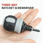 New Ratchet Screwdriver Set Dual-Purpose Short Shaped Radish Head Screwdriver High Hardness Labor-Saving Screwdriver DIY Tools 6