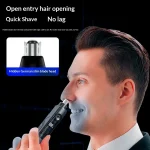 Portable Nose Ear Hair Trimmer Electric Clipper for Men Women Rechargeable Painless Hair Removal Kit 2