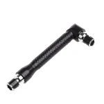 L type 1/4 hexagon screwdriver bit 90 ° double-end handle black 6.35mm wrench tool 2