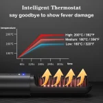 Cordless Beard Straightener for Men Hair Straightener Brush Fast Heated Electric Hair Brushes Multifunctional Wireless Hot Comb 3