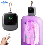 Portable Clothing Dryer Foldable Electric Clothes Dryer Mini Laundry Dryer with UV Sterilization Portable Travel Clothes Dryer