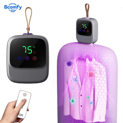 Portable Clothing Dryer Foldable Electric Clothes Dryer Mini Laundry Dryer with UV Sterilization Portable Travel Clothes Dryer