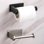 1~2PCS Toilet Paper Rack Bathroom Paper Towel Holder Adhesive Absorbent Paper Dispenser WC Kitchen Hardware Storage Accessories 6