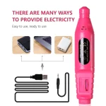 LINMANDA 6 In 1 Electric Nail Drills Kit Remove Polisher Manicure Portable Nail File Nail Drill Equipment  Pen Tools Machine 2