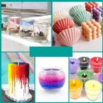 Candle Dyes Kit Liquid Colorant Pigment Set DIY Candle Making Supplies Aromatherapy Soap Soy Wax Dye Candle Mold Coloring 6